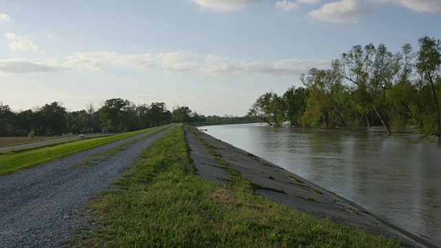 路易斯安那密西西比河堤防视频下载