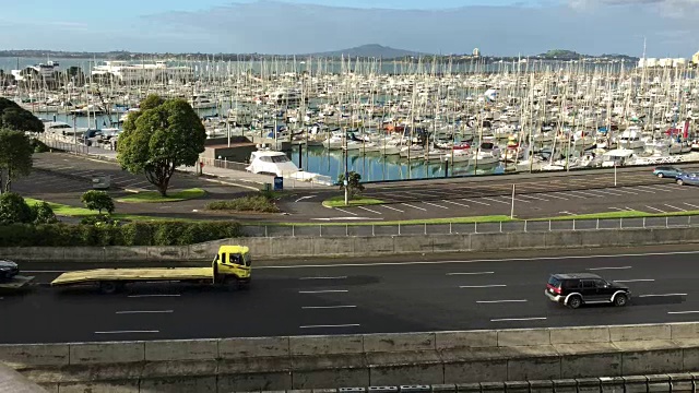 交通对威斯特海文码头奥克兰视频下载
