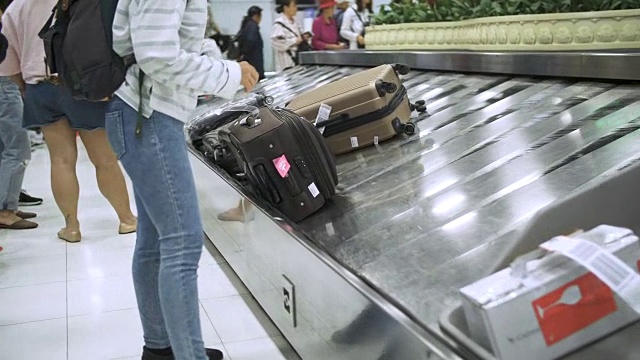 行李带移动视频素材