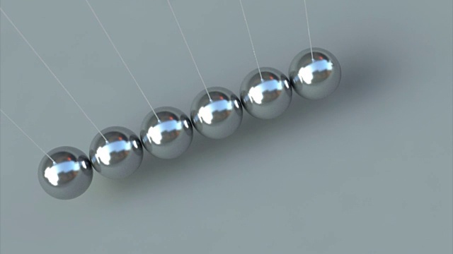 金属牛顿摇篮的动画视频素材