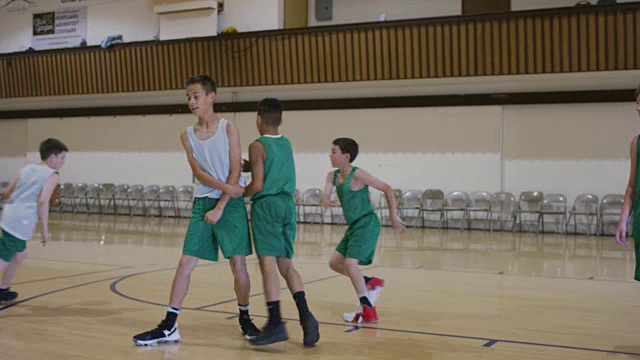 小学男孩打篮球视频下载