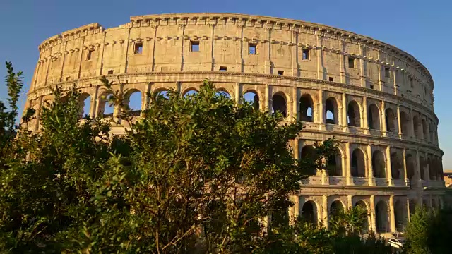 意大利罗马的罗马斗兽场视频素材