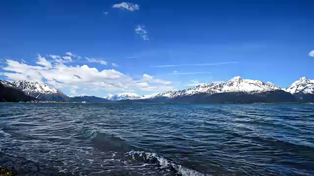 山脉和峡湾的视频视频素材