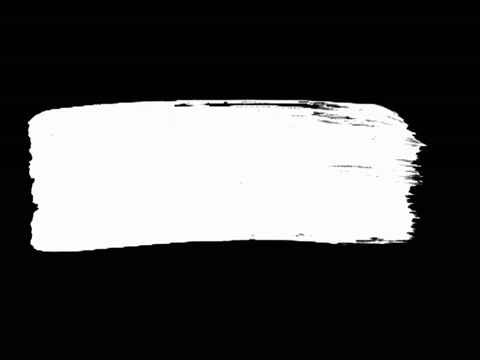 白色笔触跨越黑色背景视频素材