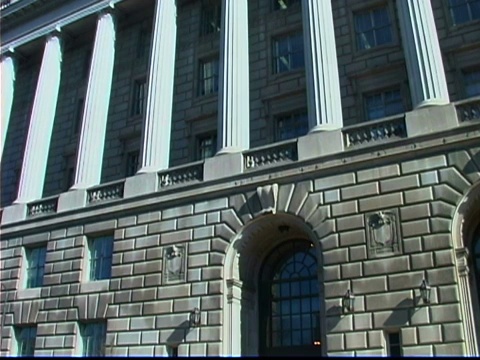 美国国税局总部大楼在华盛顿特区视频素材