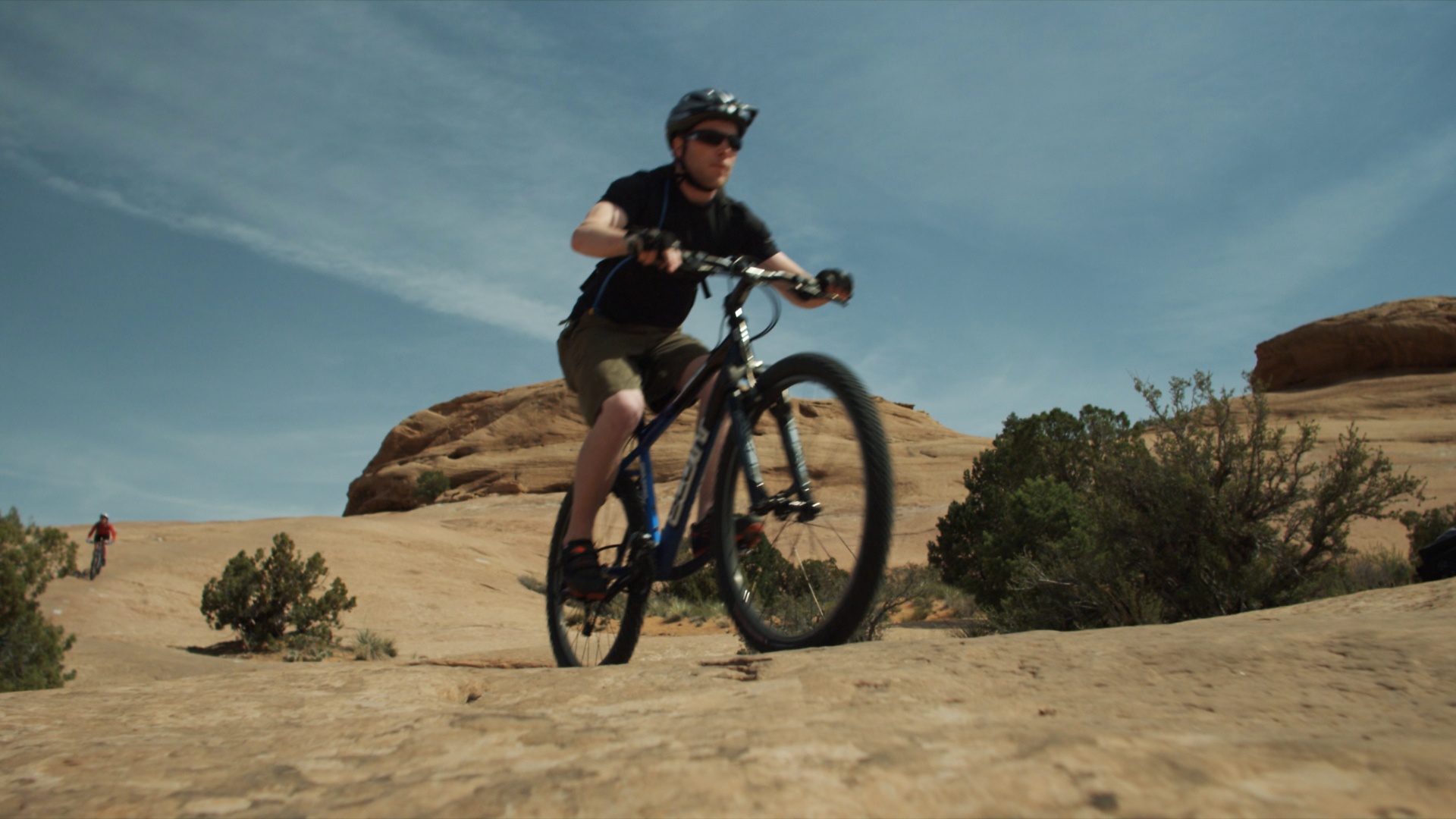 两个山地自行车视频素材
