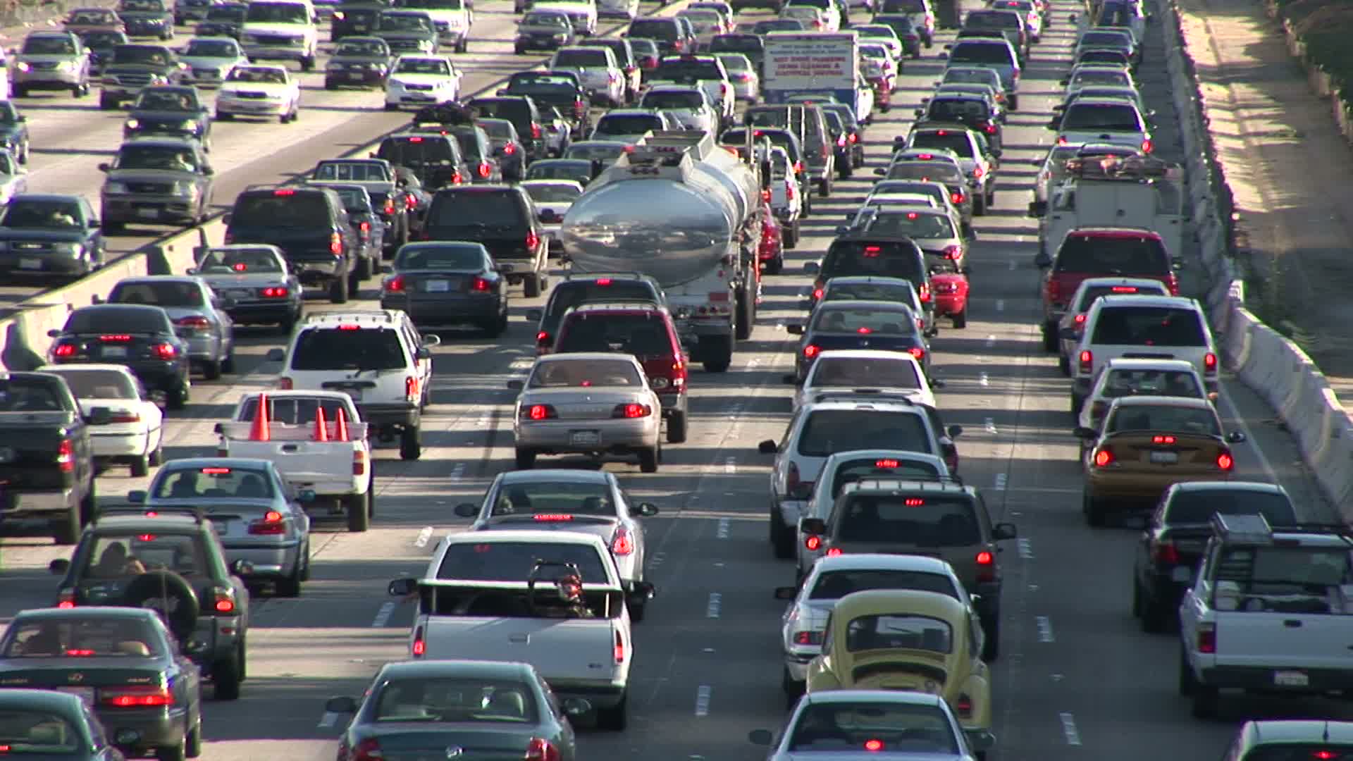 美国洛杉矶的高速公路视频素材