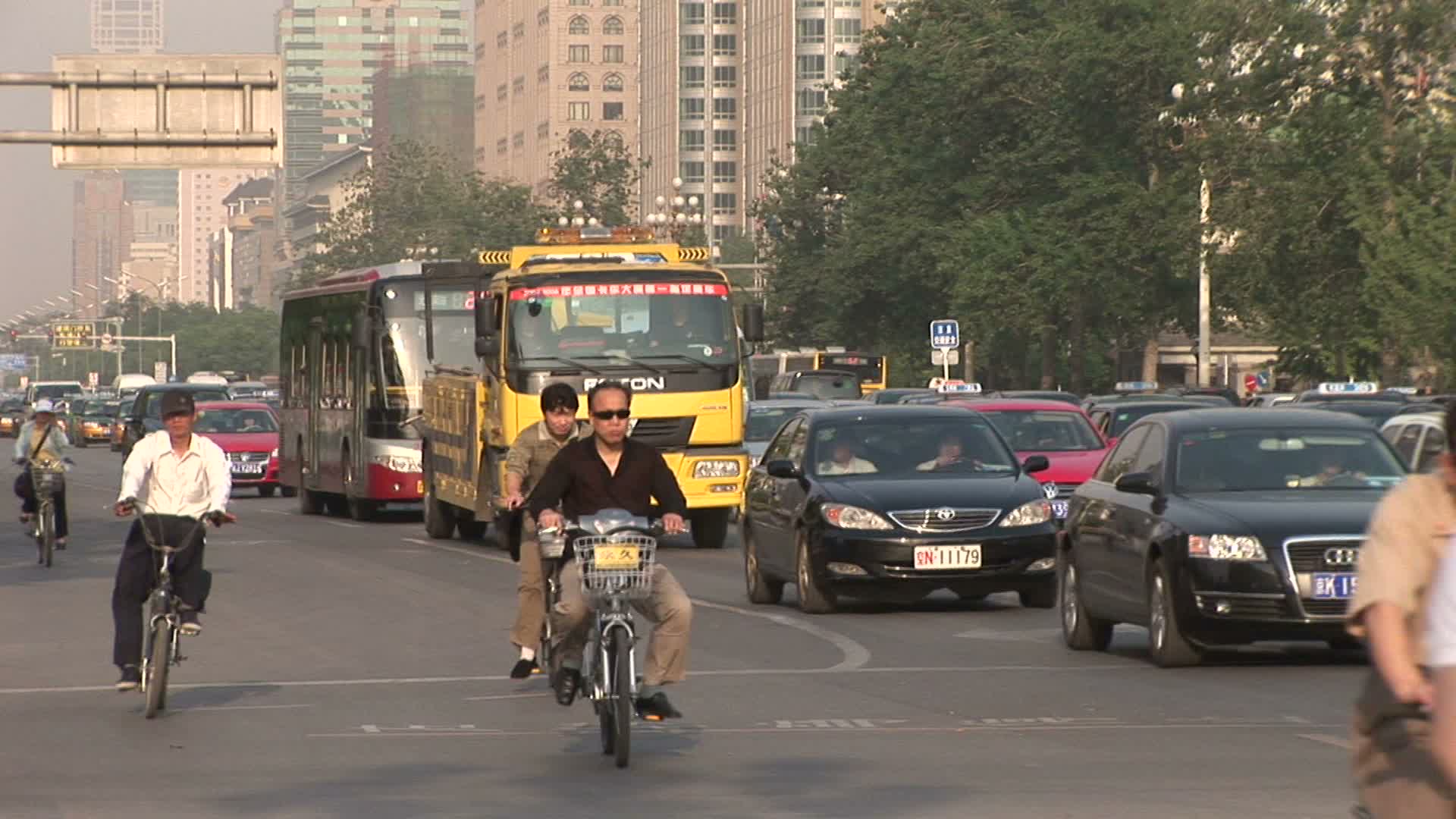 中国北京的城市街道视频下载