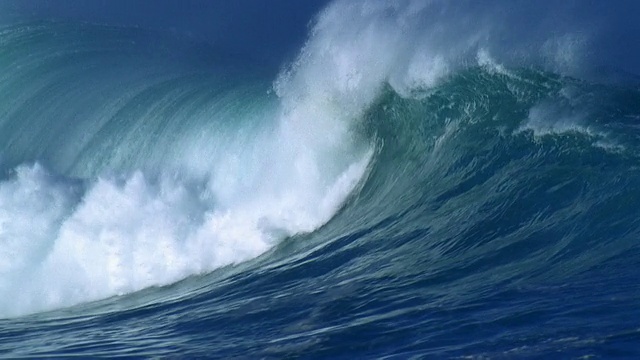美丽的波。视频下载