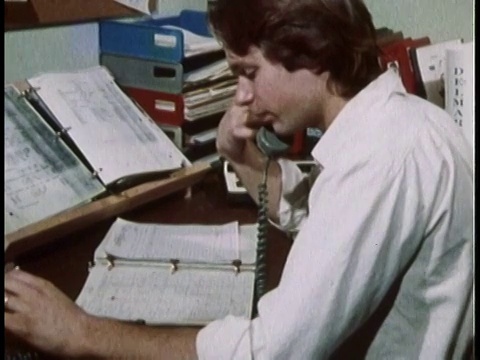 1979年蒙太奇职员通过电话订购库存/美国视频下载
