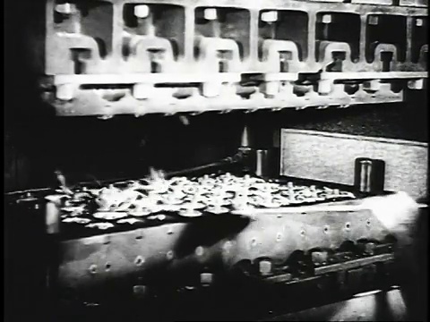 1940 MS Man加工大豆/美国视频素材