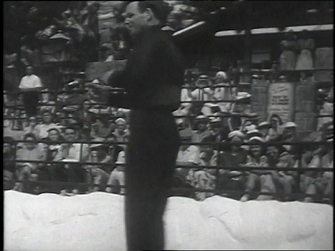 1939年，滑冰选手表演/纽约，纽约视频素材