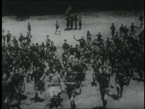 1920年HA大童子军跑步/熊山，纽约，美国视频素材