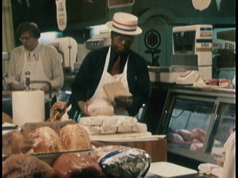 1978蒙太奇在美国某市场的活动视频素材
