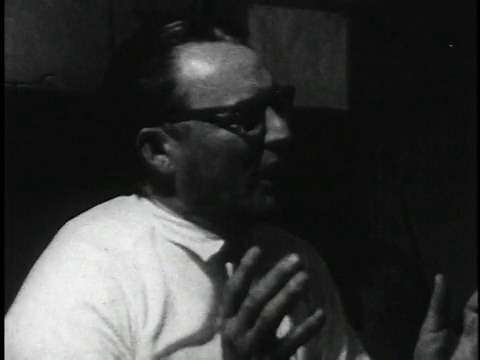 1962年，蒙太奇激情五旬节火与硫磺牧师布道，美国肯塔基州视频下载
