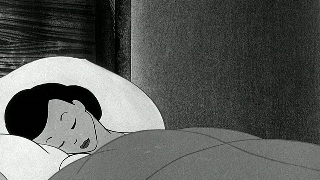 女人在床上无法入睡的蒙太奇动画/英国视频素材